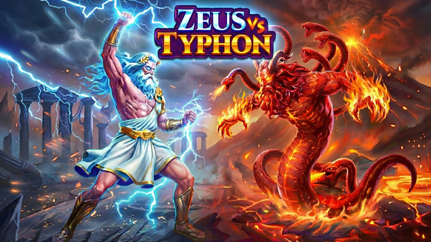 Zeus vs Typhon 🎖️ Online Slot Game with Epic Battles